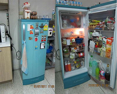 ขายด่วนราคาถูก-ตู้เย็นมิตซูบิชิ-6.4-คิว-สภาพเหมือนใหม่-95-ร