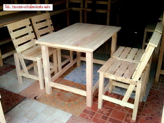 โต๊ะไม้ขายโต๊ะไม้ 70x100x75ซม