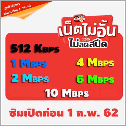 โปรเน็ตทรู-speed-1-10-mbps