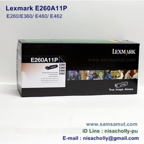 ขายตลับหมึกโทนเนอร์แท้-lexmark-e260a11p